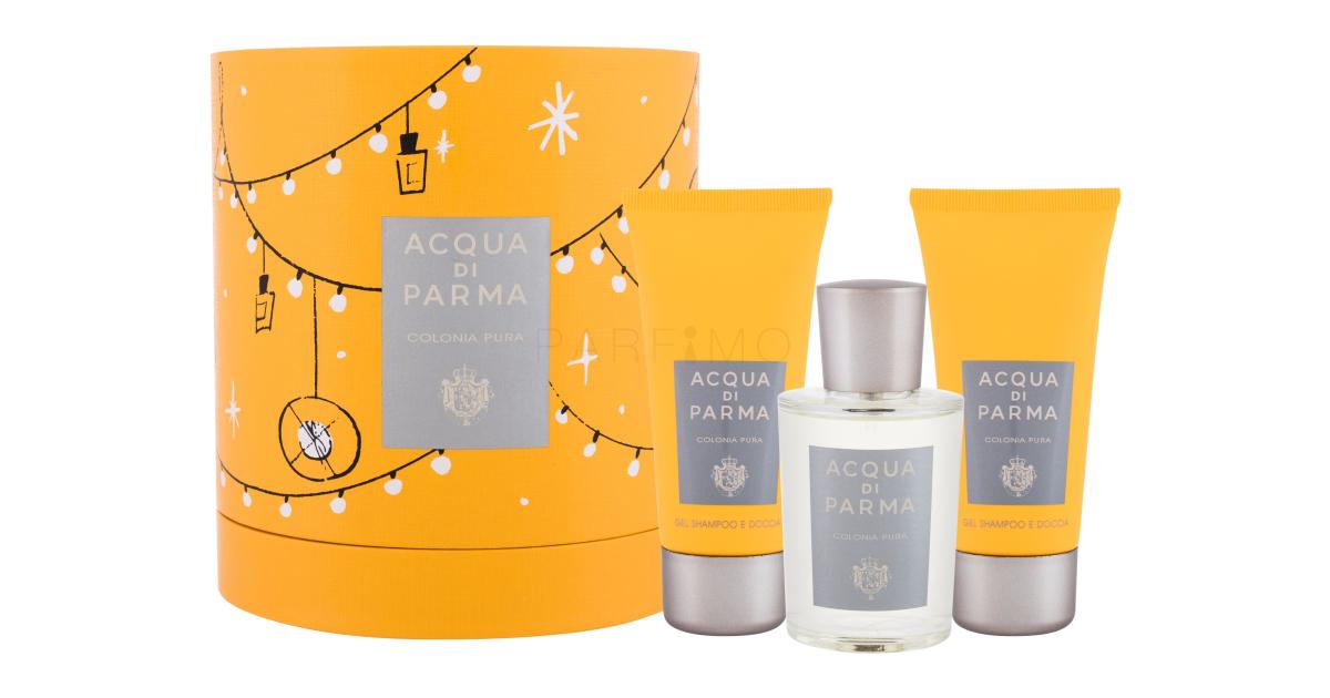 Acqua Di Parma Colonia Pura Darilni Set Kolonjska Voda 100 Ml Gel Za