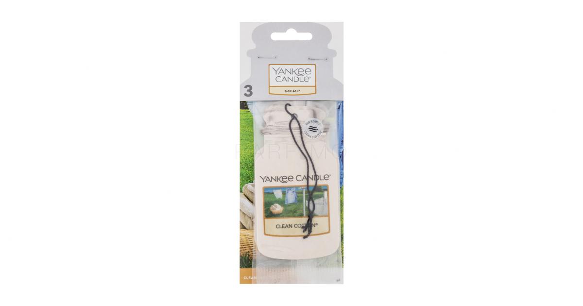 Yankee Candle Clean Cotton Car Jar Osve Ilci Za Avtomobil Spleticna Si