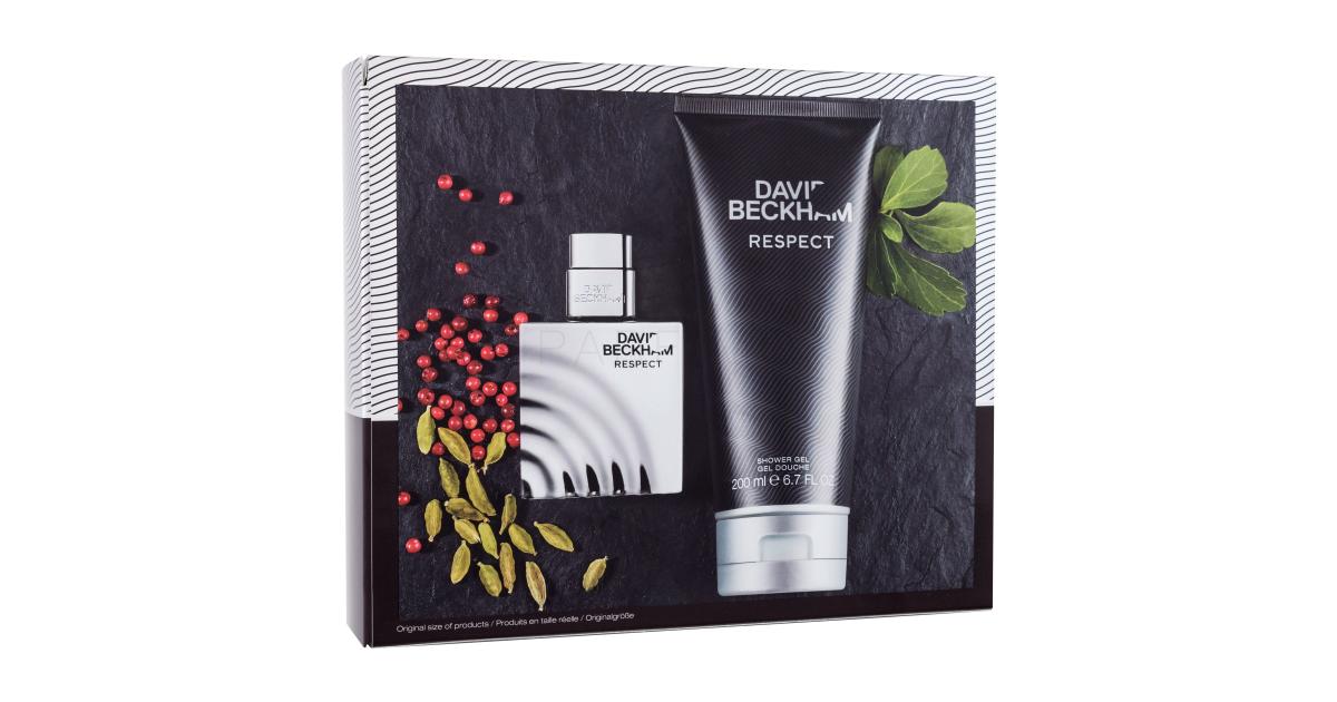 David Beckham Respect Darilni Set Toaletna Voda 40 Ml Gel Za Prhanje