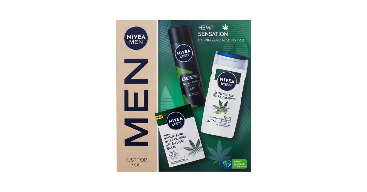 Nivea Men Hemp Sensation Darilni Set Balzam Za Po Britju Men Sensitive