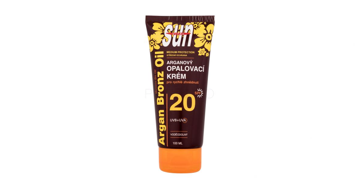 Vivaco Sun Argan Bronz Oil Tanning Cream Izdelki za zaščito pred soncem