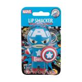 Lip Smacker Marvel Captain America Red, White & Blue-Berry Balzam za ustnice za otroke 4 g