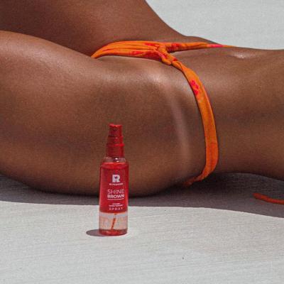 Byrokko Shine Brown Watermelon 2-Phase Super Tanning Spray Zaščita pred soncem za telo za ženske 104 ml