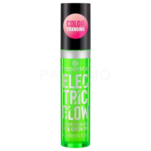 Essence Electric Glow Colour Changing Lip &amp; Cheek Oil Olje za ustnice za ženske 4,4 ml