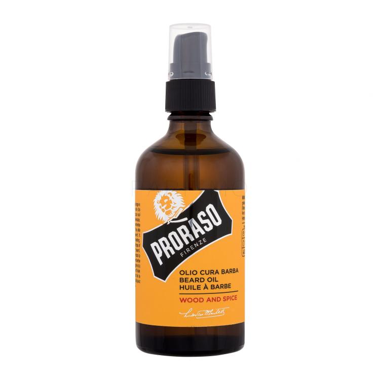 PRORASO Wood &amp; Spice Beard Oil Olje za brado za moške 100 ml