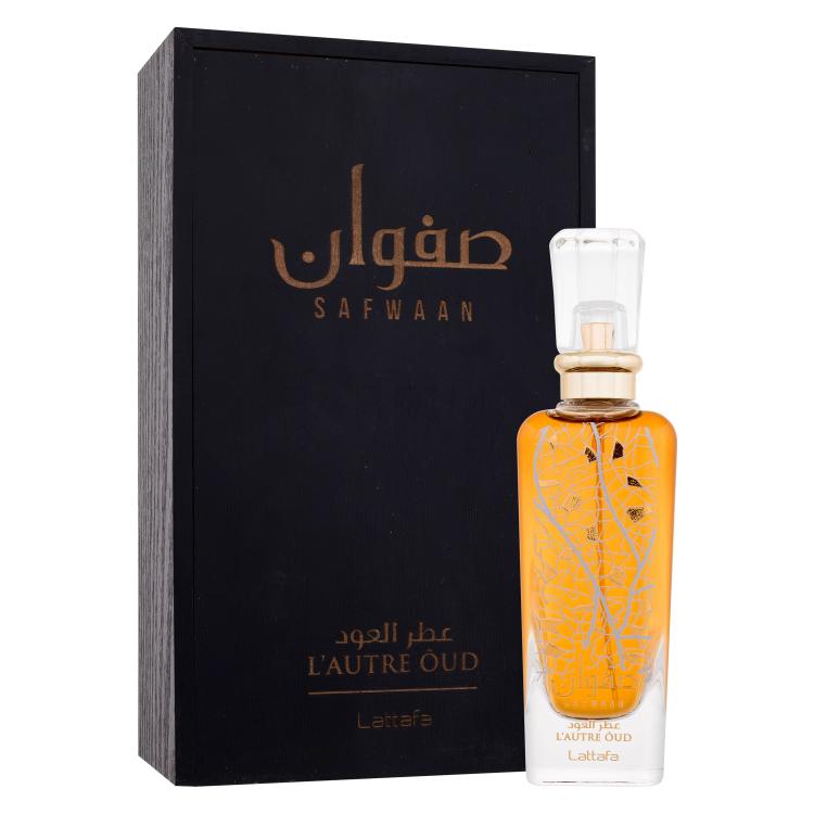 Lattafa Safwaan L&#039;Autre Oud Parfumska voda 100 ml poškodovana škatla