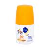 Nivea Sun Kids Protect &amp; Sensitive Roll-on SPF50+ Zaščita pred soncem za telo za otroke 50 ml