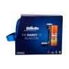 Gillette Fusion Proglide Flexball Darilni set brivnik z enim rezilom 1 kos + nadomestna rezila 2 kos + gel za britje HydraGel Sensitive 75 ml + kozmetična torbica