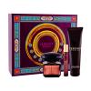 Versace Crystal Noir Darilni set toaletna voda 90 ml + toaletna voda 10 ml + losjon za telo 150 ml