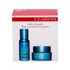 Clarins Hydra-Essentiel Bi-Phase Serum Darilni set serum za obraz 30 ml + dnevna nega za obraz 50 ml