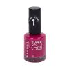 Rimmel London Super Gel STEP1 Lak za nohte za ženske 12 ml Odtenek 040 Acai Sorbet