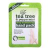 Xpel Tea Tree Tea Tree &amp; Peppermint Deep Moisturising Hand Pack Vlažilne rokavice za ženske 1 kos