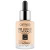 Catrice HD Liquid Coverage 24H Puder za ženske 30 ml Odtenek 002 Porcelain Beige