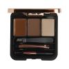 Makeup Revolution London Brow Sculpt Kit Paletka za obrvi za ženske 2,2 g Odtenek Brown