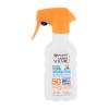 Garnier Ambre Solaire Kids Sensitive Advanced Spray SPF50+ Zaščita pred soncem za telo za otroke 200 ml