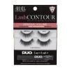 Ardell Lash Contour 372 Darilni set umetne trepalnice + lepilo za trepalnice in črtalo za oči 2v1 2,5 g