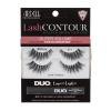 Ardell Lash Contour 371 Darilni set umetne trepalnice + lepilo za trepalnice in črtalo za oči 2v1 2,5 g