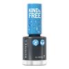 Rimmel London Kind &amp; Free Lak za nohte za ženske 8 ml Odtenek 158 All Greyed Out