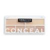 Revolution Relove Conceal Me Concealer &amp; Contour Palette Paletka za konturing za ženske 11,2 g Odtenek Fair