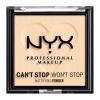 NYX Professional Makeup Can&#039;t Stop Won&#039;t Stop Mattifying Powder Puder v prahu za ženske 6 g Odtenek 01 Fair