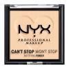 NYX Professional Makeup Can&#039;t Stop Won&#039;t Stop Mattifying Powder Puder v prahu za ženske 6 g Odtenek 02 Light