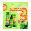 Garnier Fructis Vitamin &amp; Strength Darilni set šampon Fructis Vitamin &amp; Strength 250 ml + balzam Fructis Vitamin &amp; Strength 200 ml + serum za lase Fructis Vitamin &amp; Strength 125 ml