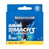 Gillette Mach3 Turbo Nadomestne britvice za moške Set