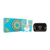 Versace Pour Femme Dylan Turquoise Darilni set toaletna voda 100 ml + gel za prhanje 100 ml + gel za telo 100 ml + torbica