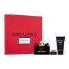 Ferragamo Signorina Misteriosa Darilni set parfumska voda 100 ml + parfumska voda 5 ml + losjon za telo 50 ml