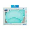 Canpol babies Silicone Suction Plate Turquoise Posodica za otroke 500 ml