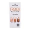 Essence French Manicure Stencils 01 Walk The Line Manikura za ženske Set