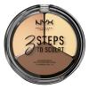 NYX Professional Makeup 3 Steps To Sculpt Paletka za konturing za ženske 15 g Odtenek 02 Light