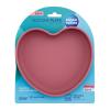 Canpol babies Silicone Suction Plate Heart Pink Posodica za otroke 300 ml