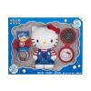 Hello Kitty Hello Kitty 2in1 Shower Gel &amp; Shampoo Darilni set gel za prhanje 400 ml + glavnik z ogledalom + gumice in sponka za lase