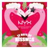 NYX Professional Makeup Fa La La L.A. Land 12 Days Of Kissmas Darilni set glos za ustnice 6 kos + šminka 6 kos