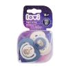 LOVI Night &amp; Day Dynamic Soother Boy 18m+ Duda za otroke 2 kos