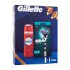 Gillette Mach3 Darilni set brivnik 1 kos + nadomestne britvice 1 kos + gel za prhanje in šampon Old Spice Whitewater 3in1 250 ml