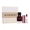 Givenchy L&#039;Interdit Rouge Darilni set parfumska voda 50 ml + šminka Le Rouge Deep Velvet 3,4 g 37 Rouge Grainé