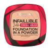L&#039;Oréal Paris Infaillible 24H Fresh Wear Foundation In A Powder Puder za ženske 9 g Odtenek 200 Golden Sand