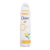 Dove 0% ALU Citrus &amp; Peach 48h Deodorant za ženske 150 ml poškodovana steklenička