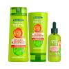 Set Šampon Garnier Fructis Vitamin &amp; Strength Reinforcing Shampoo + Balzam za lase Garnier Fructis Vitamin &amp; Strength Reinforcing Conditioner + Serum za lase Garnier Fructis Vitamin &amp; Strength Anti-Fall Treatment