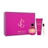 Jimmy Choo Rose Passion Darilni set parfumska voda 100 ml + parfumska voda 7,5 ml + losjon za telo 100 ml