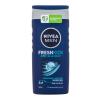 Nivea Men Fresh Kick Shower Gel 3in1 Gel za prhanje za moške 250 ml poškodovana steklenička