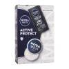 Nivea Men Active Protect Darilni set krema za obraz, telo in roke Men Creme 75 ml + gel za prhanje Men Active Clean 250 ml