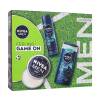 Nivea Men Feeling Game On Darilni set krema za obraz, telo in roke Men Creme 150 ml + antiperspirant Men Ultra Charge 150 ml + gel za prhanje Men Ultra Charge 250 ml