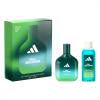 Adidas Vibes Full Recharge Darilni set parfumska voda 100 ml + gel za prhanje 100 ml