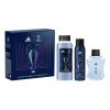 Adidas UEFA Champions League Goal Darilni set toaletna voda 100 ml + gel za prhanje 250 ml + deodorant 150 ml