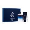 Jimmy Choo Man Blue Darilni set toaletna voda 100 ml + toaletna voda 7,5 ml + gel za prhanje 100 ml