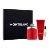 Montblanc Legend Red SET1 Darilni set parfumska voda 100 ml + parfumska voda 7,5 ml + gel za prhanje 100 ml