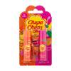 Chupa Chups Lip Balm Duo SET2 Darilni set balzam za ustnice 4 g Orange Pop + balzam za ustnice 4 g Strawberry Swirl